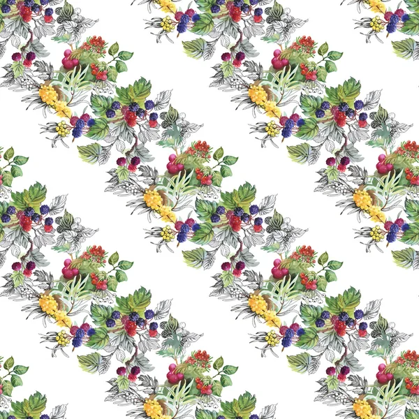 Deniz buck-diken dut ve ahududu