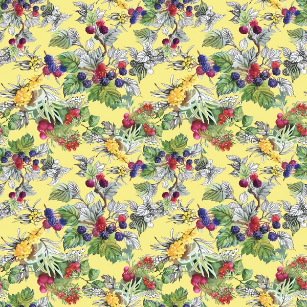 Deniz buck-diken dut ve ahududu