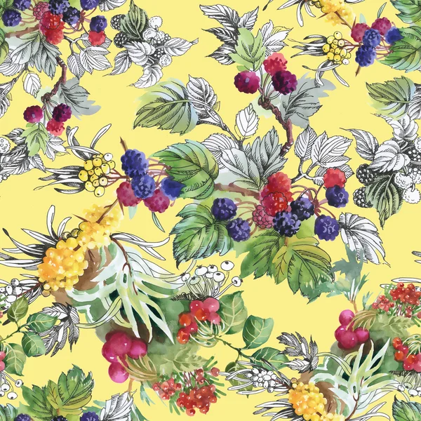 Deniz buck-diken dut ve ahududu