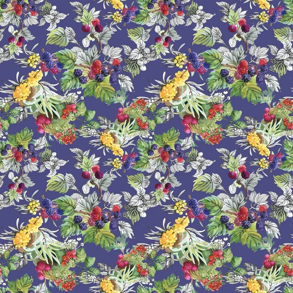 Deniz buck-diken dut ve ahududu