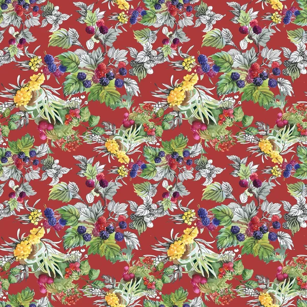 Deniz buck-diken dut ve ahududu