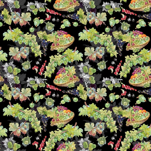 Olgun Frenk üzümü ve bektaşi desen