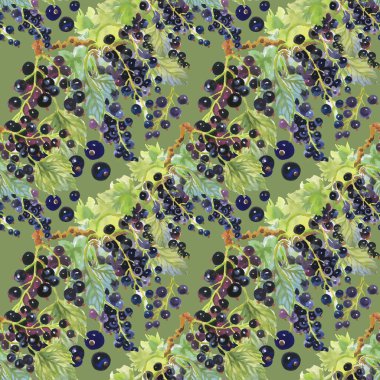 Blackcurrant çilek deseni