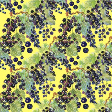 Blackcurrant çilek deseni