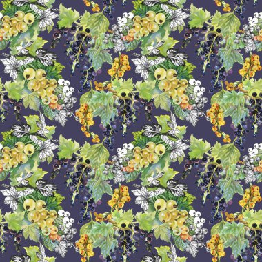 Olgun Frenk üzümü ve bektaşi desen