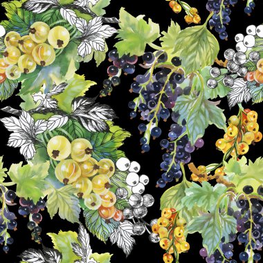 Olgun Frenk üzümü ve bektaşi desen