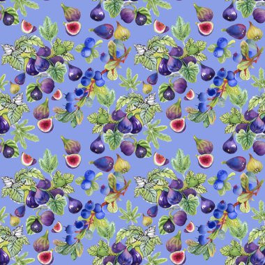 Olgun incir meyve deseni