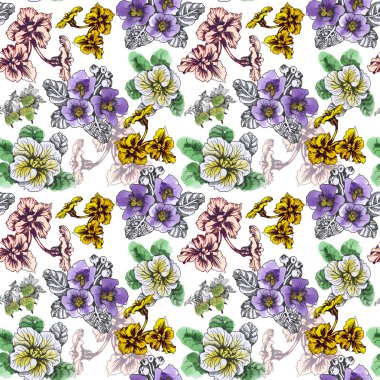 Yaz Bahçe çiçek açan çiçekler