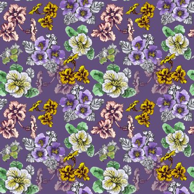 Yaz Bahçe çiçek açan çiçekler