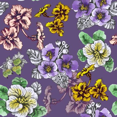 Yaz Bahçe çiçek açan çiçekler