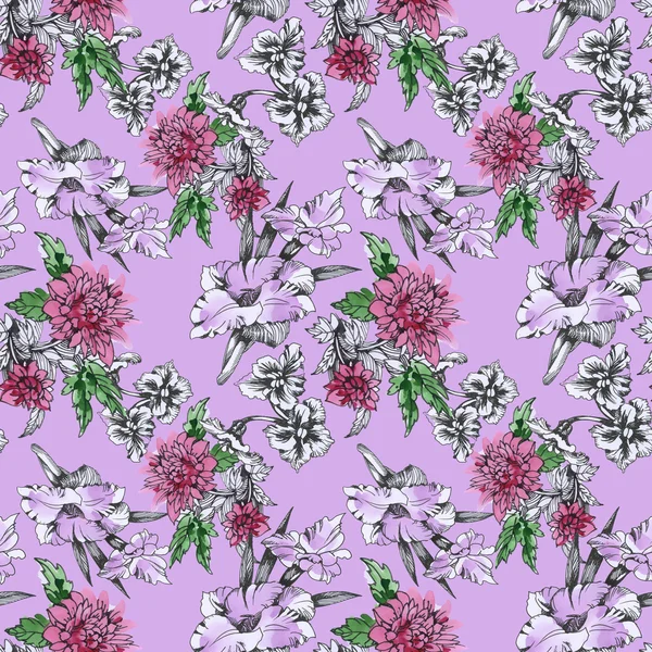 Yaz Bahçe çiçek açan çiçekler