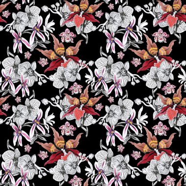 Orkide çiçek çiçeklenme