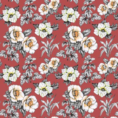 Yaz Bahçe çiçek açan çiçekler