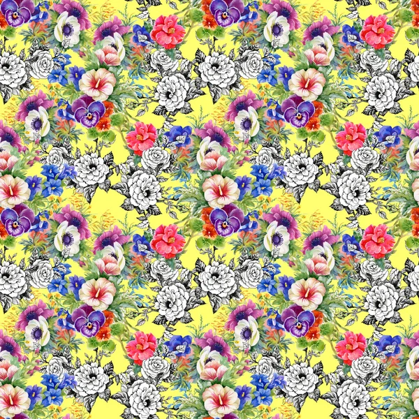 Floral seamless pattern — Stock Photo, Image