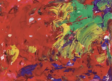 renkli soyut suluboya doku