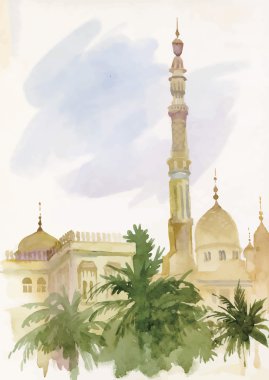 Suluboya İslam cami boyama