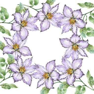 Çiçek açan çiçekler ile tebrik kartı.