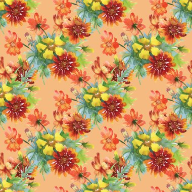 Yaz Bahçe çiçek açan çiçekler