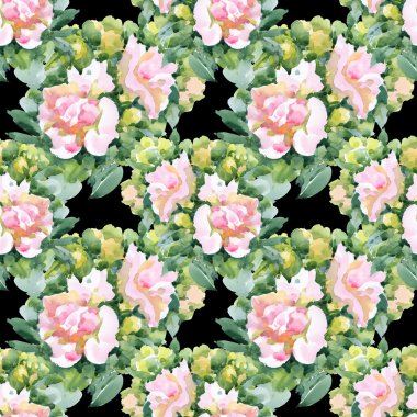 desen peonies çiçekli