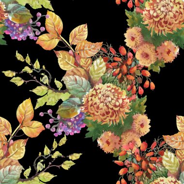 Sonbahar suluboya arka plan