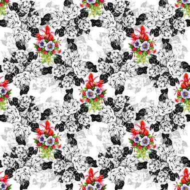 Yaz Bahçe çiçek açan çiçekler