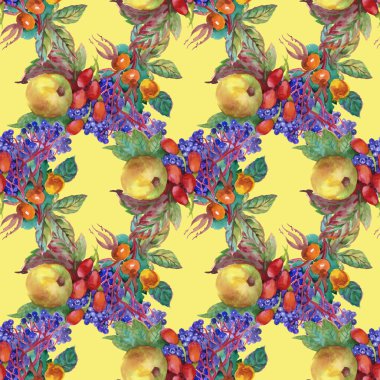 Sonbahar çilek deseni