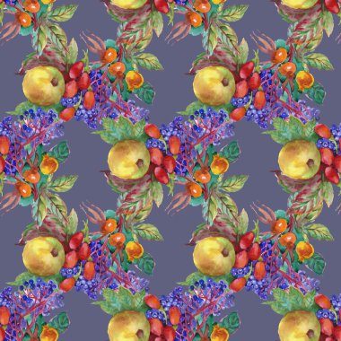 Sonbahar çilek deseni