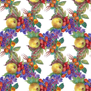 Sonbahar çilek deseni