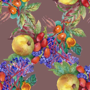 Sonbahar çilek deseni