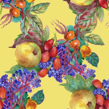 Sonbahar çilek deseni