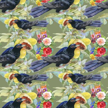 Egzotik kuşlar arka plan