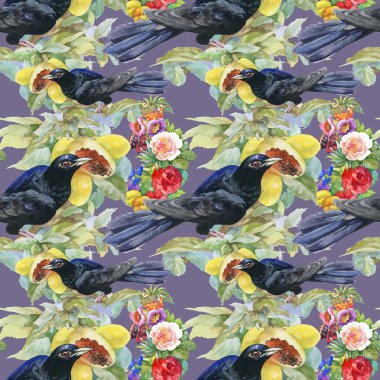 Egzotik kuşlar arka plan