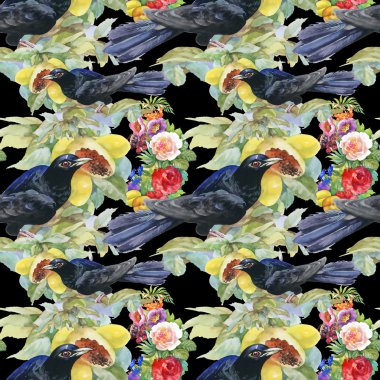 Egzotik kuşlar arka plan