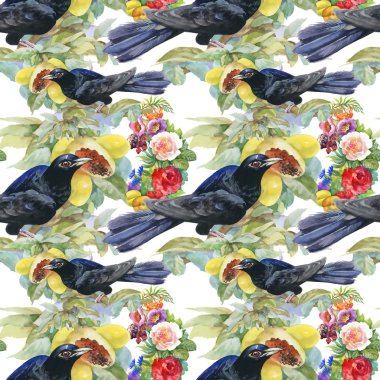 Egzotik kuşlar arka plan