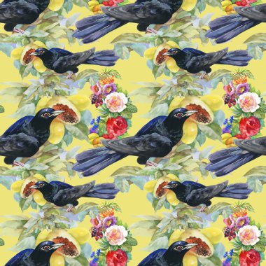 Egzotik kuşlar arka plan