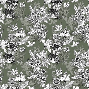 Yaz Bahçe çiçek açan çiçekler