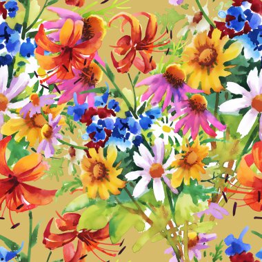 Bahçe çiçek açan çiçekler