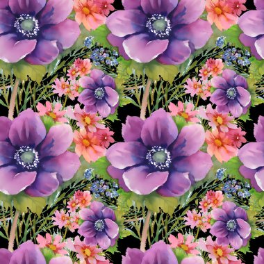 Bahçe çiçek renkli çiçekler