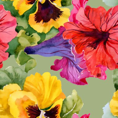 Bahçe çiçek açan çiçekler