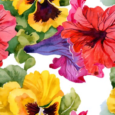 Bahçe çiçek açan çiçekler