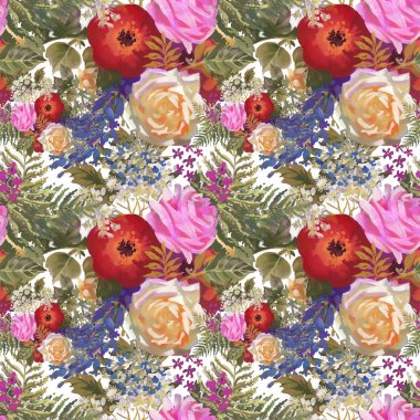 Bahçe çiçek açan çiçekler