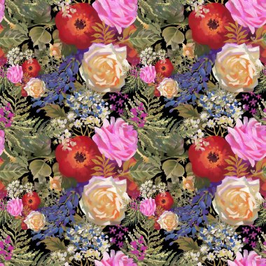 Bahçe çiçek açan çiçekler