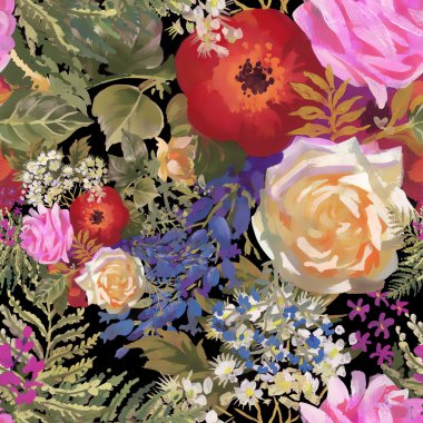 Bahçe çiçek açan çiçekler