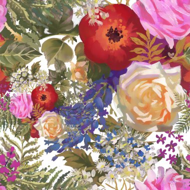 Bahçe çiçek açan çiçekler