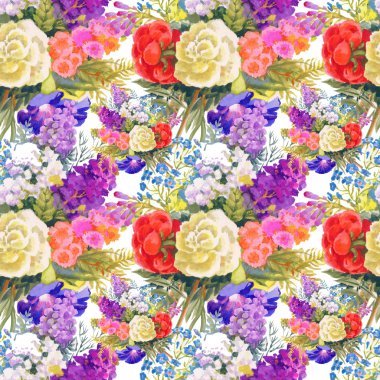 Bahçe çiçek açan çiçekler