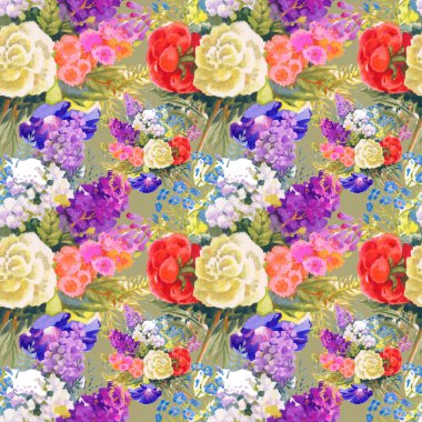 Bahçe çiçek açan çiçekler