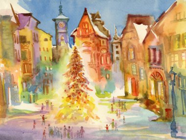 Noel tatil şehir merkezi
