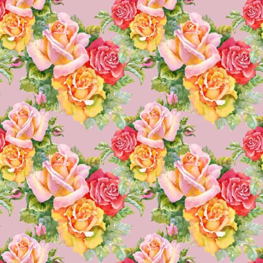 Bahçe çiçek açan gül çiçek