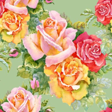 Bahçe çiçek açan gül çiçek