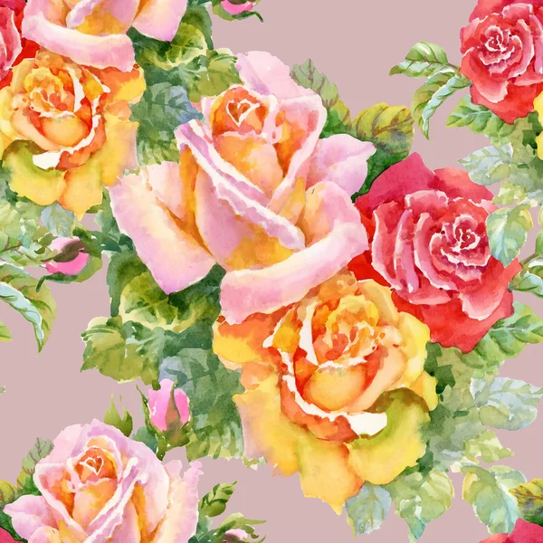 Jardín rosas florecientes flores — Foto de Stock